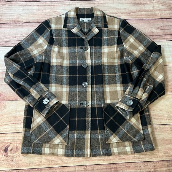 Pendleton Heritage Women’s Small Limited Edition Brown 100% Wool Plaid VTG  EUC - Picture 1 of 9